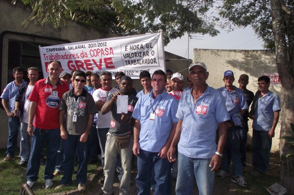 copasa - greve trabalhadores